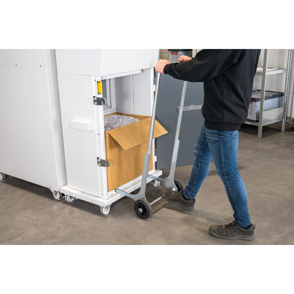 Chariot d'éjection de la HSM Powerline SP 4040 V