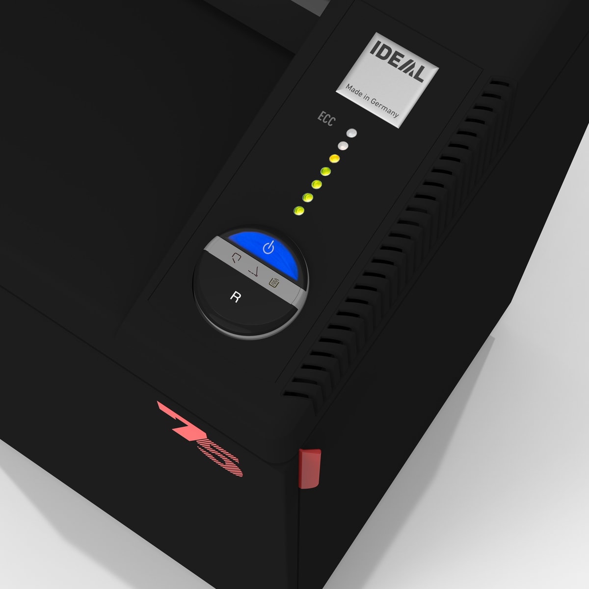 LED ECC et interrupteur EASY-SWITCH du destructeur IDEAL 2604-75 CC.